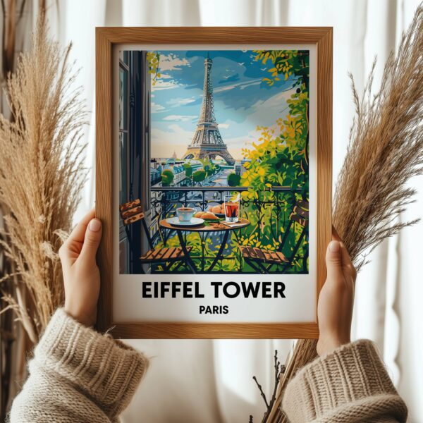 Eiffel Tower Paris Travel Print