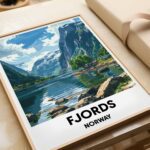 Norwegian Fjords Travel Print