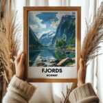 Norwegian Fjords Travel Print