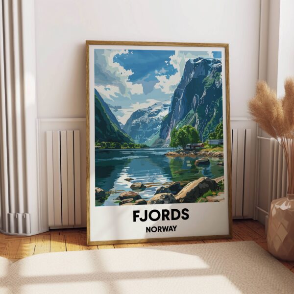 Norwegian Fjords Travel Print