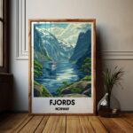 Norwegian Fjords Travel Print