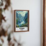 Norwegian Fjords Travel Print