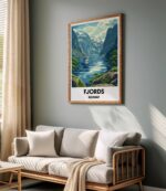 Norwegian Fjords Travel Print