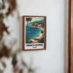 French Riviera Travel Print