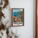 French Riviera Travel Print