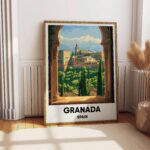 Granada Travel Print