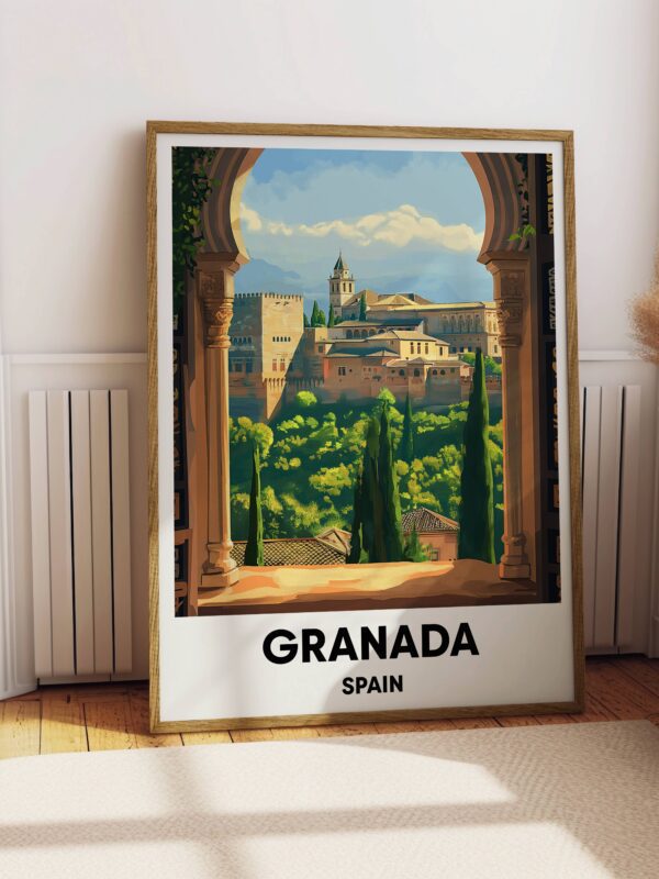 Granada Travel Print