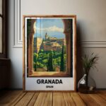 Granada Travel Print