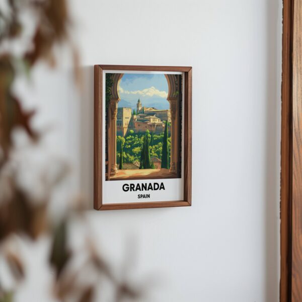 Granada Travel Print