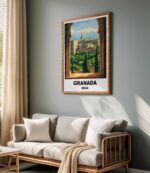 Granada Travel Print