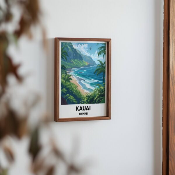 Kauai Hawaii Travel Print