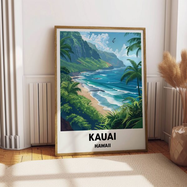 Kauai Hawaii Travel Print