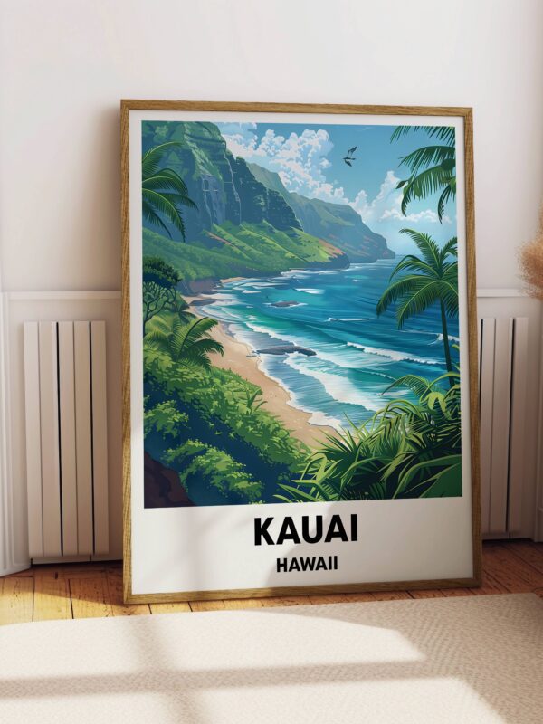 Kauai Hawaii Travel Print