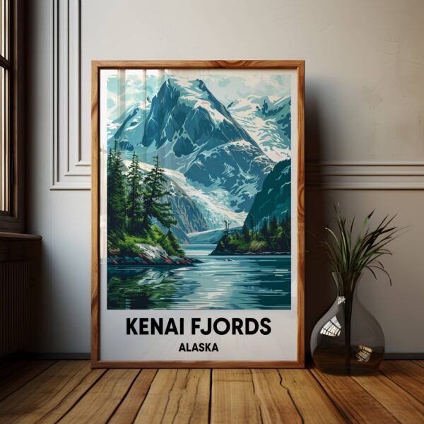 Kenai Fjords National Park Travel Print