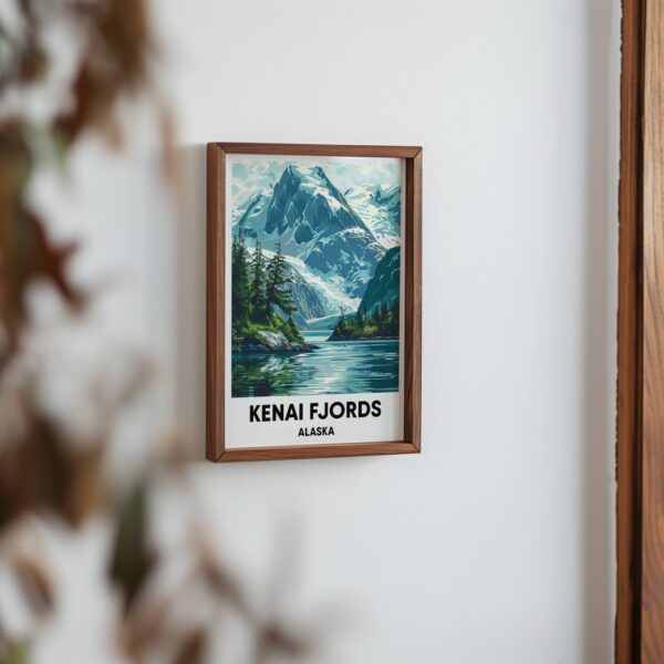 Kenai Fjords National Park Travel Print