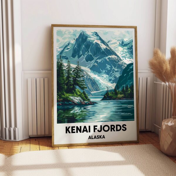 Kenai Fjords National Park Travel Print