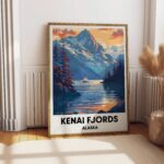 Kenai Fjords National Park Travel Print