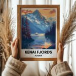 Kenai Fjords National Park Travel Print