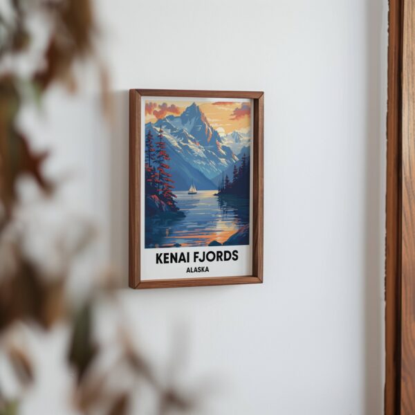 Kenai Fjords National Park Travel Print