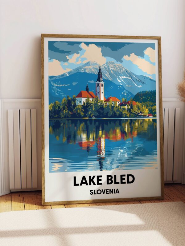 Lake Bled Travel Print