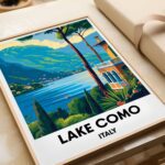 Lake Como Travel Print