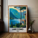 Lake Como Travel Print