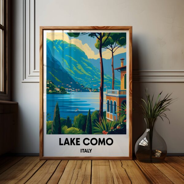 Lake Como Travel Print