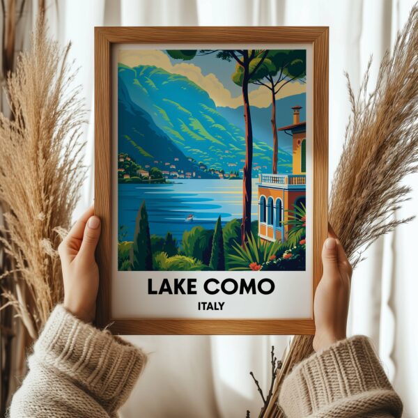 Lake Como Travel Print