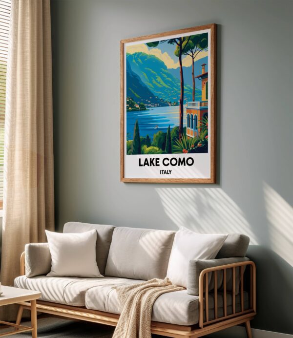 Lake Como Travel Print