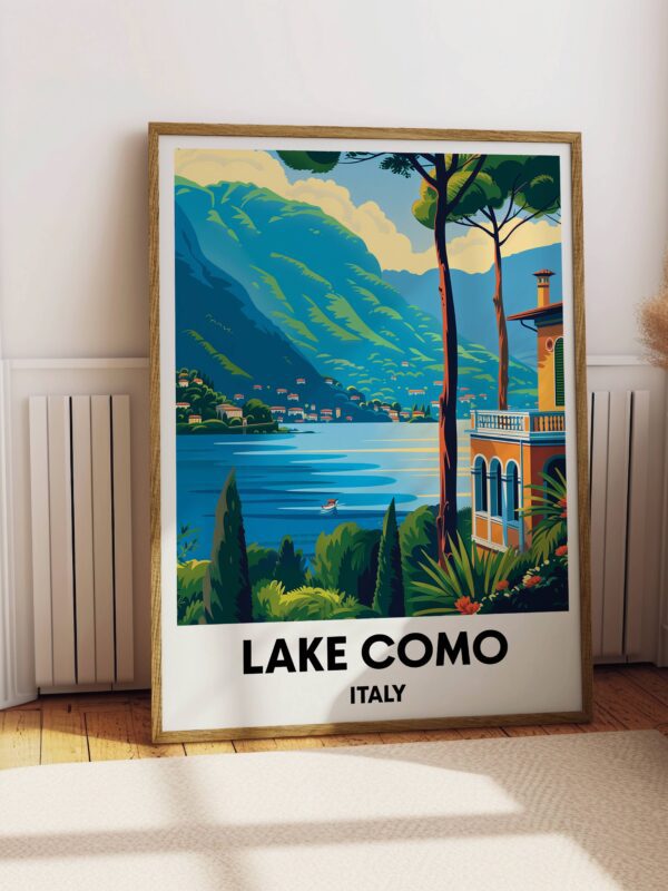 Lake Como Travel Print