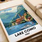 Lake Como Travel Print