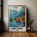 Lake Como Travel Print