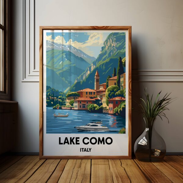 Lake Como Travel Print