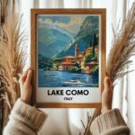 Lake Como Travel Print