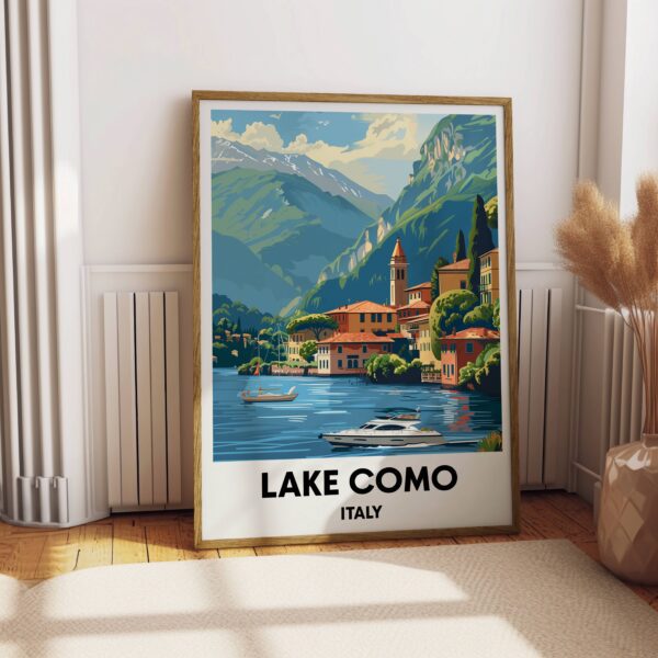 Lake Como Travel Print