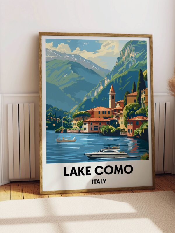 Lake Como Travel Print