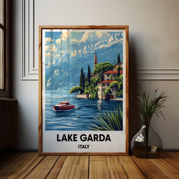 Lake Garda Travel Print