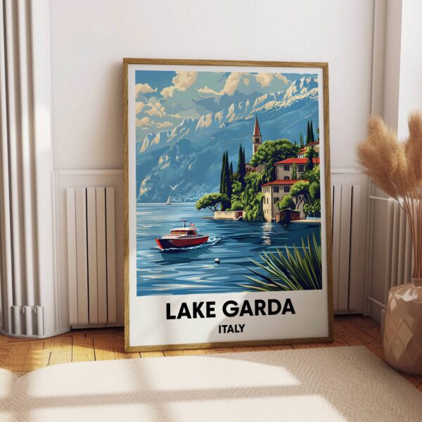 Lake Garda Travel Print