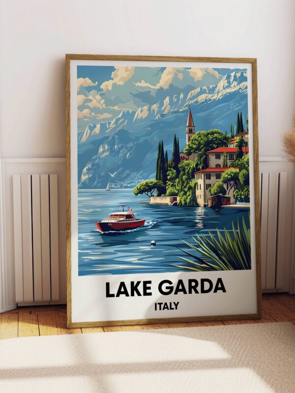 Lake Garda Travel Print