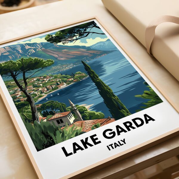 Lake Garda Travel Print