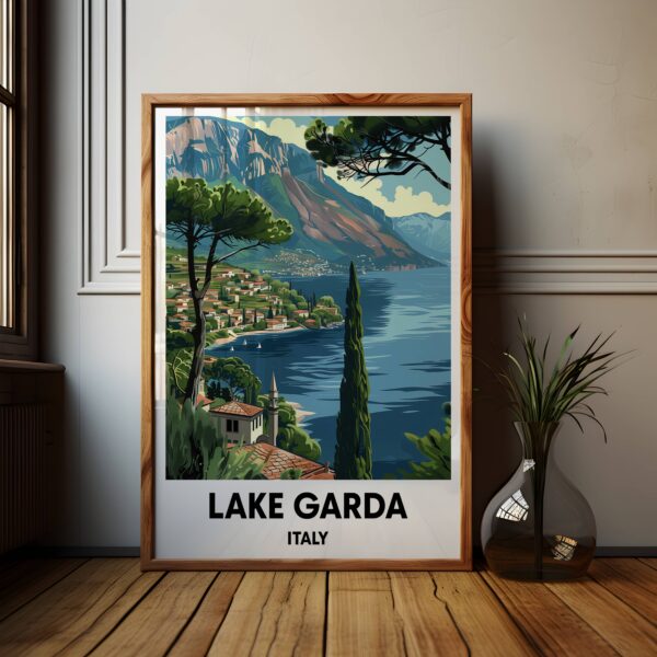 Lake Garda Travel Print