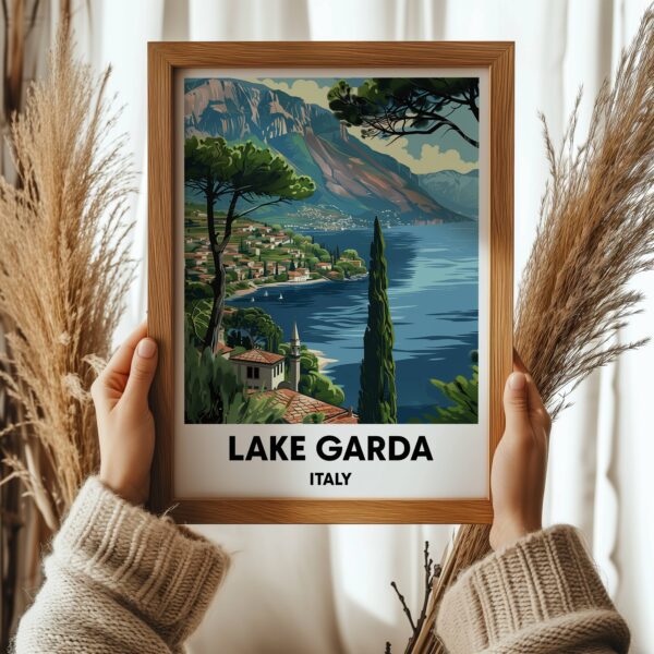 Lake Garda Travel Print