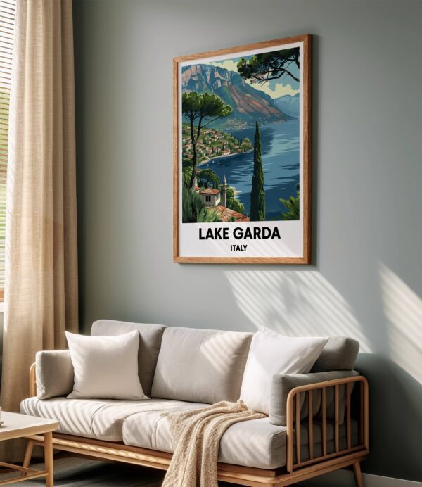 Lake Garda Travel Print