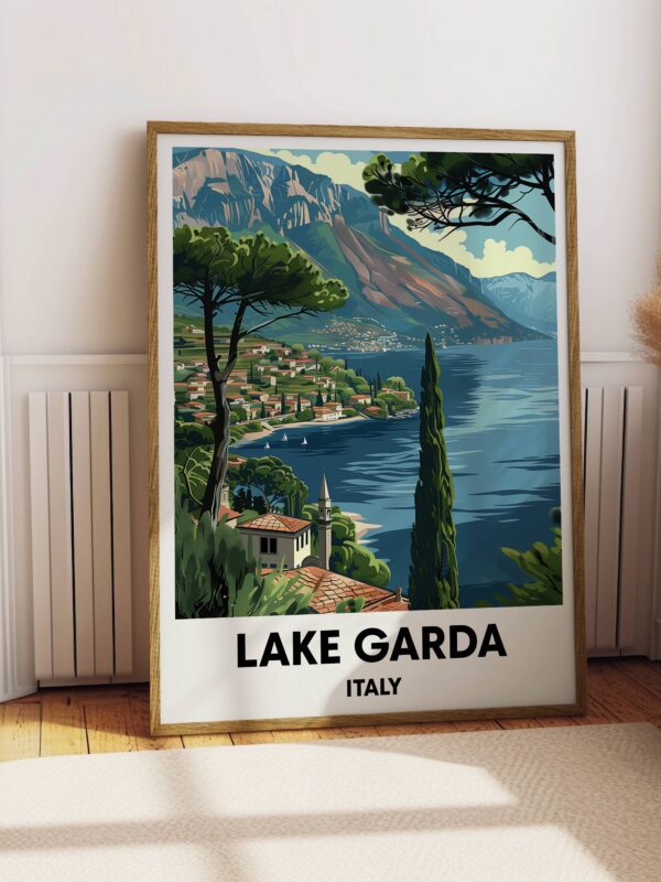 Lake Garda Travel Print