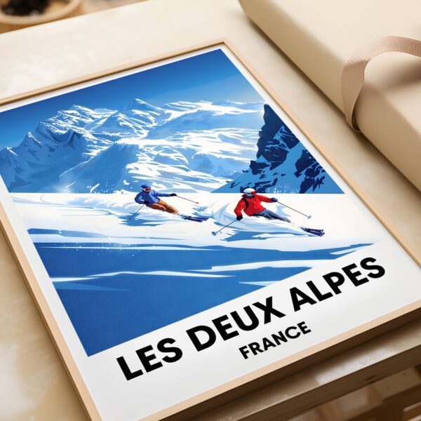 Les Deux Alpes Travel Print