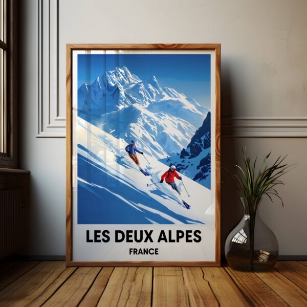 Les Deux Alpes Travel Print