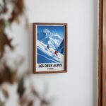 Les Deux Alpes Travel Print