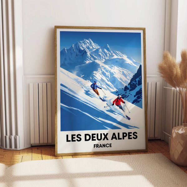 Les Deux Alpes Travel Print