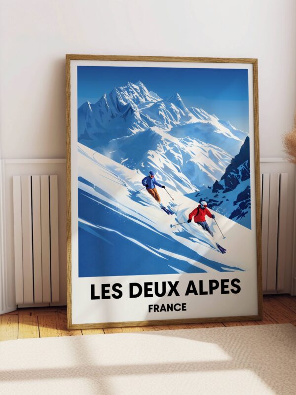 Les Deux Alpes Travel Print