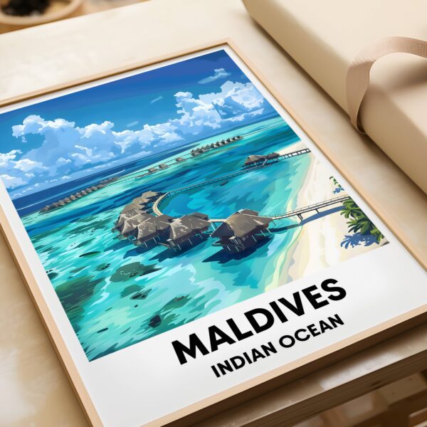 Maldives Travel Print